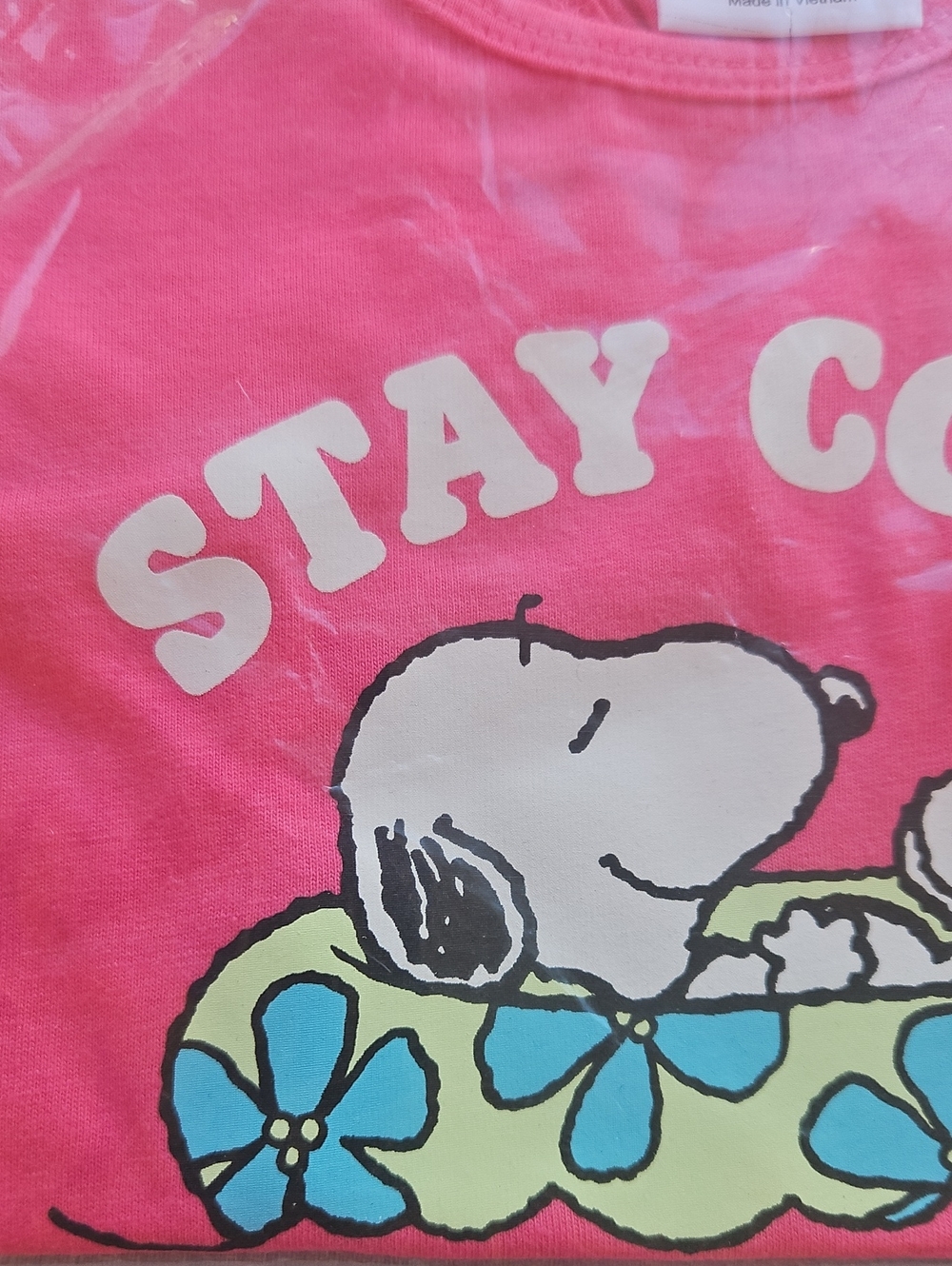 Jumping Beans Peanuts Stay Cool Snoopy Racer Back Tank Top - Picture 2 of 9